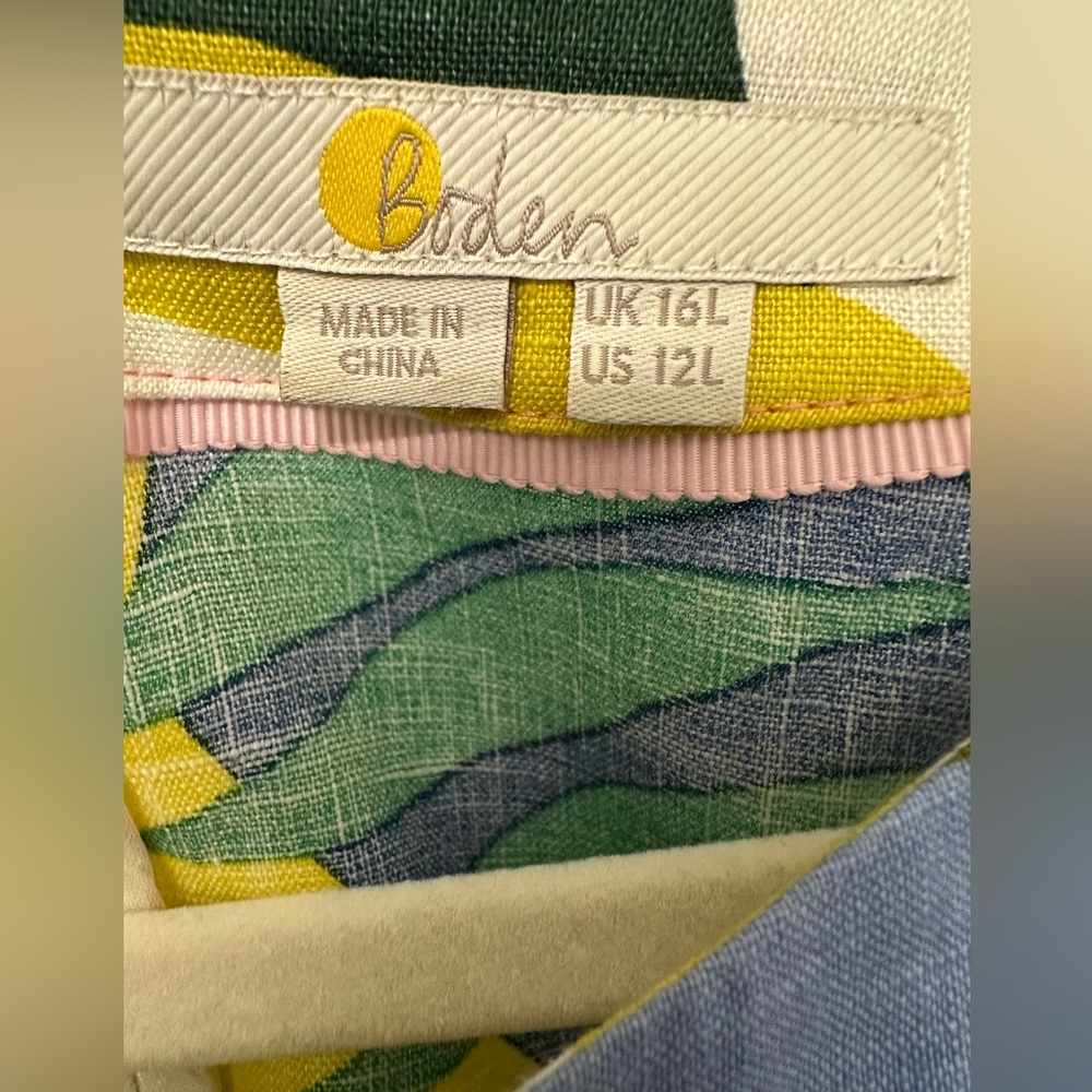 Boden Laurie Linen Shift Dress - Picture 4 of 5